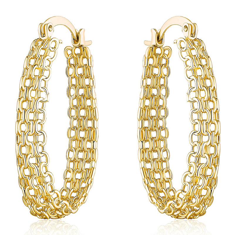 Streetwear Brand Accessories - Huitan anting-anting simpai desain rantai Fashion,