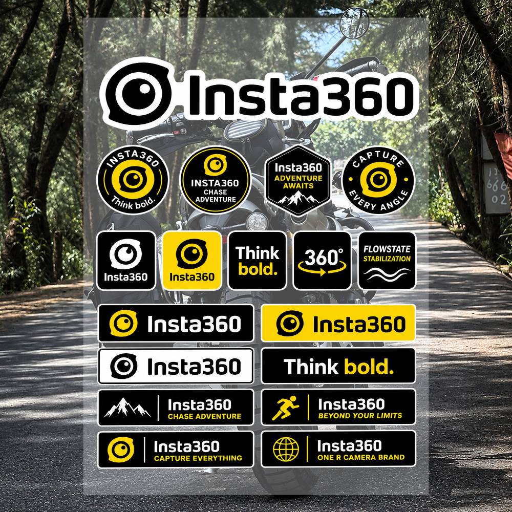 Streetwear Brand Accessories - A-I-Insta-A 3-360 Set Stiker Merek Streetwear,