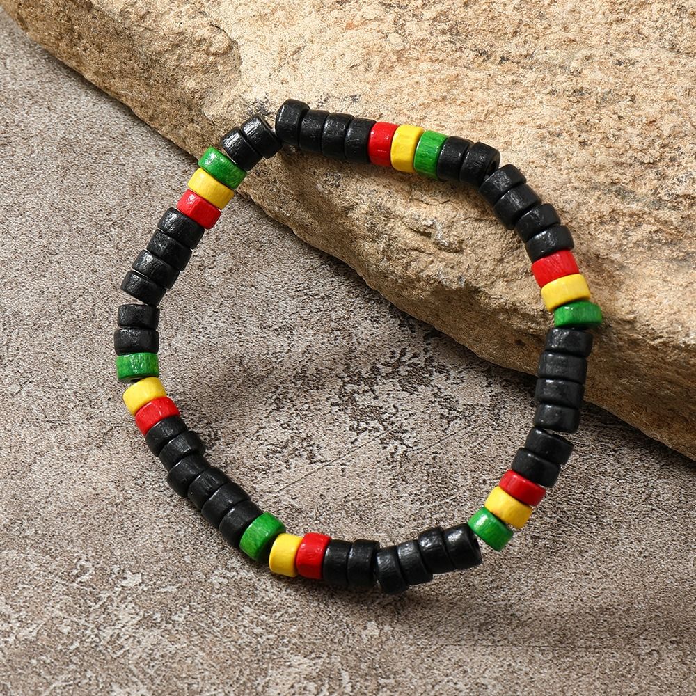 Streetwear Brand Accessories - Kalung Keren Set Perhiasan Manik-Manik Kayu