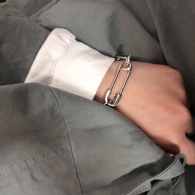 Streetwear Brand Accessories - Gelang rantai tebal perak Sterling 925