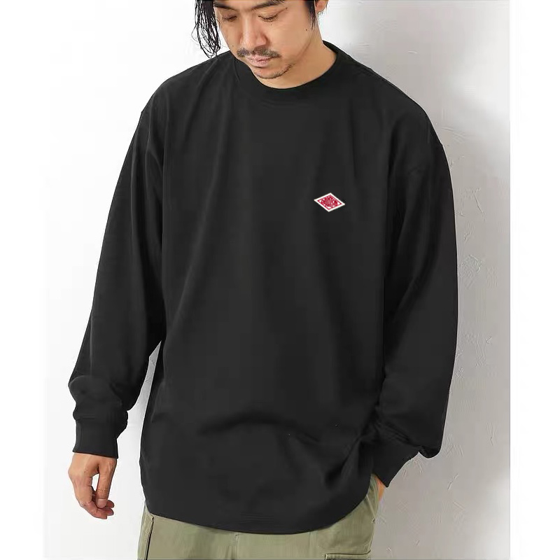 Streetwear Brand Accessories - Kaos Katun Lengan Panjang Longgar Sederhana
