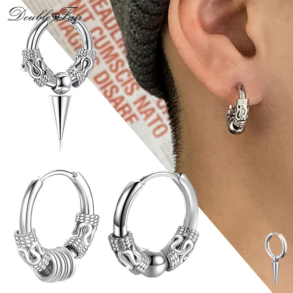 1 buah anting-anting lingkaran - Streetwear Brand Accessories ulasan dan harga