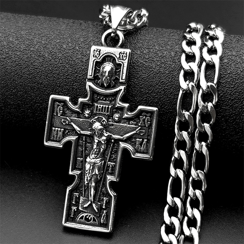 Kalung Liontin Salib Yesus Ort - Streetwear Brand Accessories ulasan dan harga