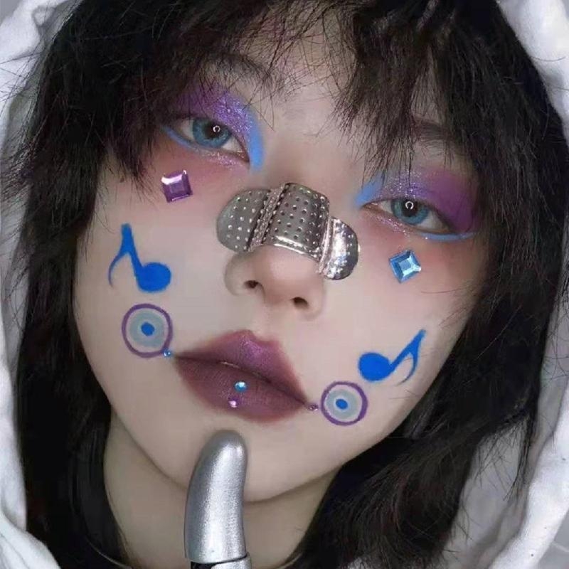 Klip hidung dekoratif gaya pun - Streetwear Brand Accessories ulasan dan harga