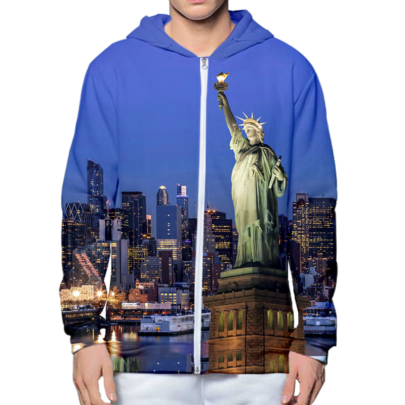 Hoodie Cetak 3D Kota New York  - Streetwear Brand New York ulasan dan harga