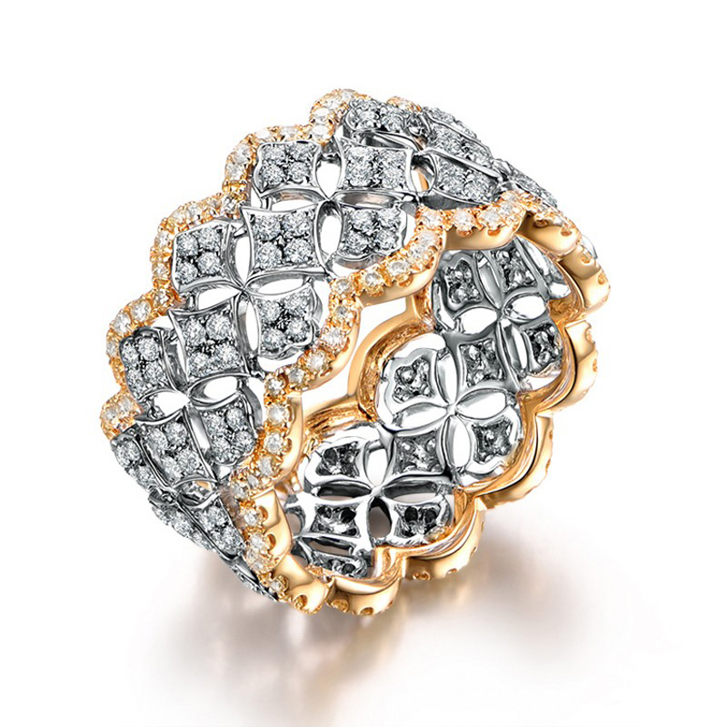 Cincin Wanita Huitan Hot Trend - Streetwear Brand Accessories ulasan dan harga