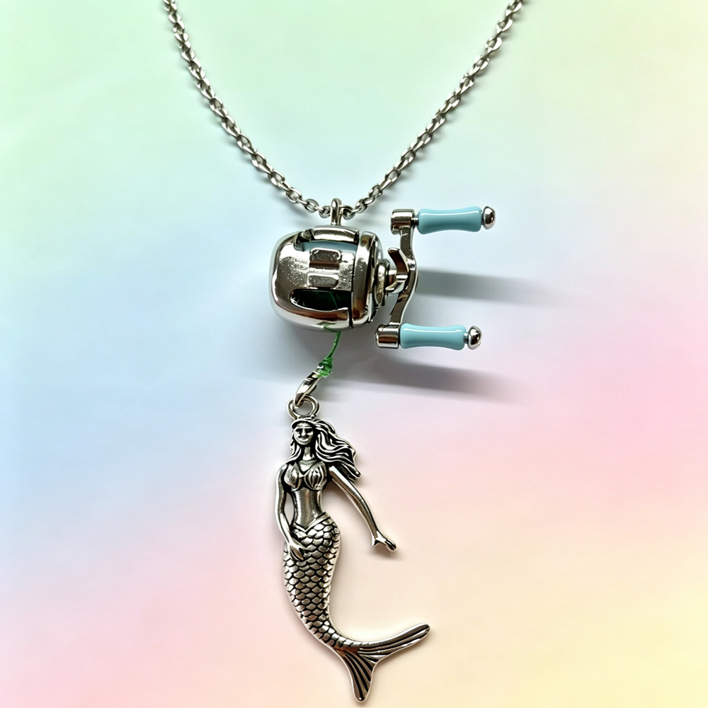 Set Cincin Kalung Liontin Reel - Streetwear Brand Accessories ulasan dan harga