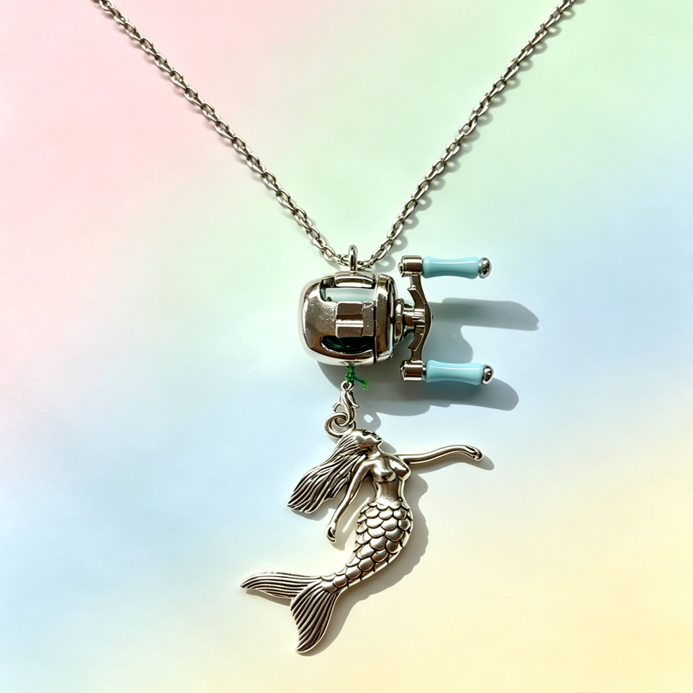 Set Cincin Kalung Liontin Reel - Streetwear Brand Accessories ulasan dan harga
