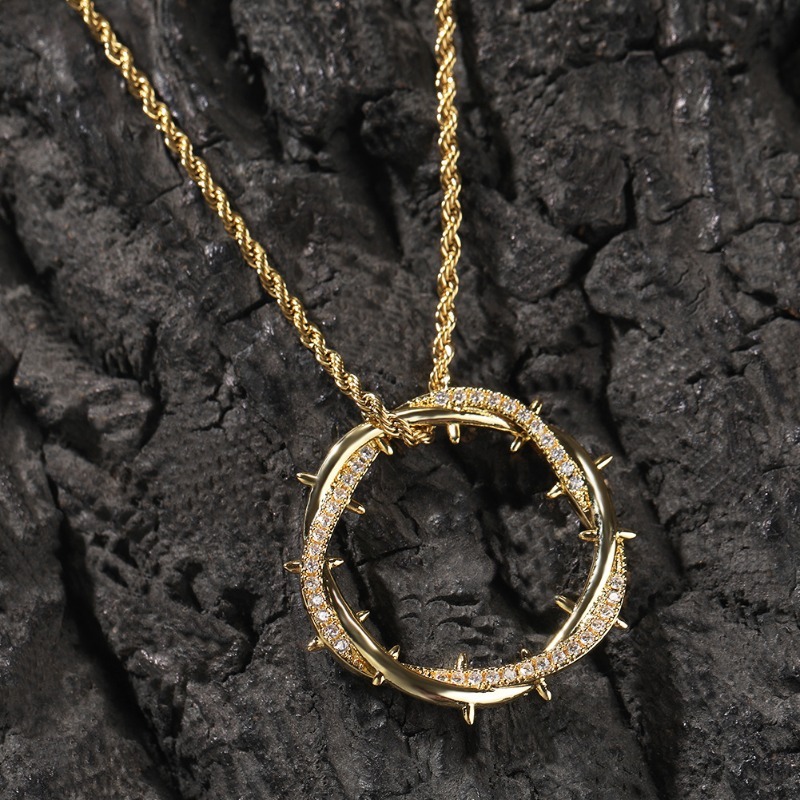 Kalung Liontin Mahkota Duri Re - Streetwear Brand Accessories ulasan dan harga
