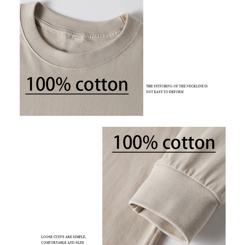 Kaos Katun Lengan Panjang Long - Streetwear Brand Accessories ulasan dan harga